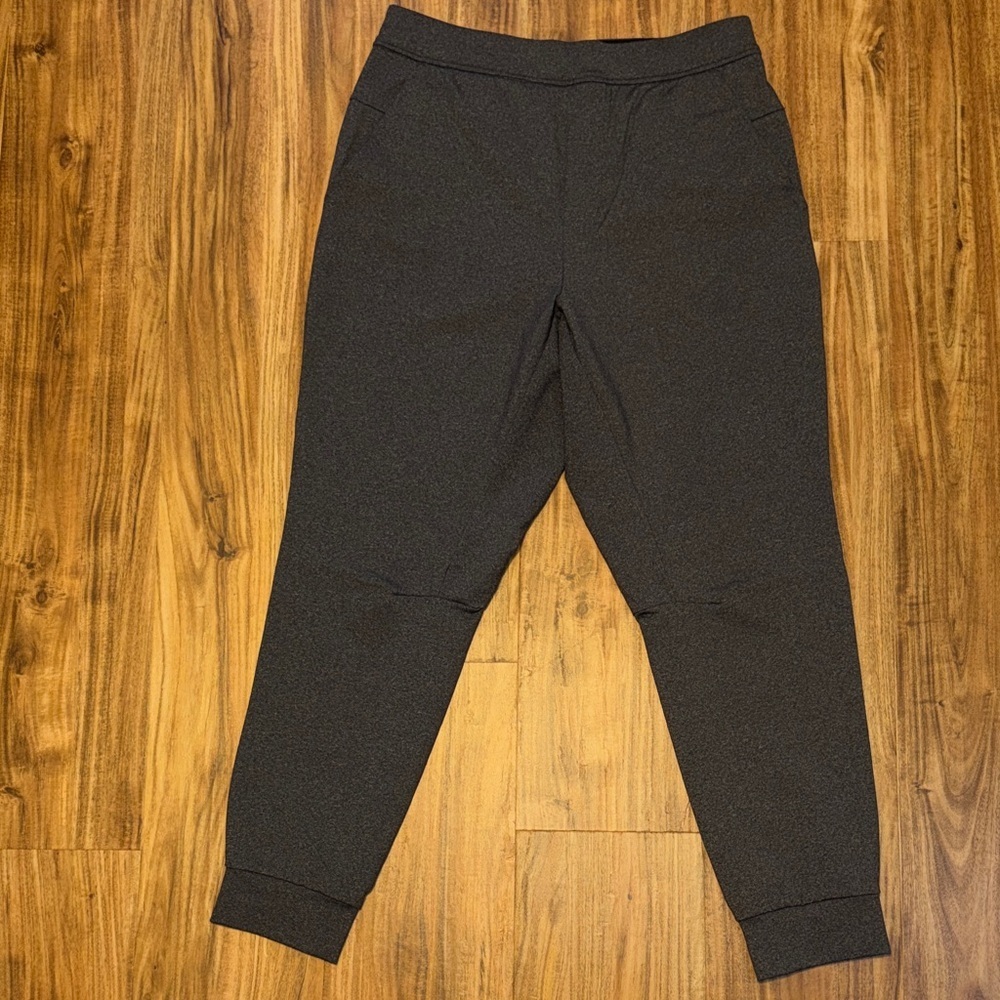 lululemon athletica mens medium intent jogger pants heathered gray sweat lounge